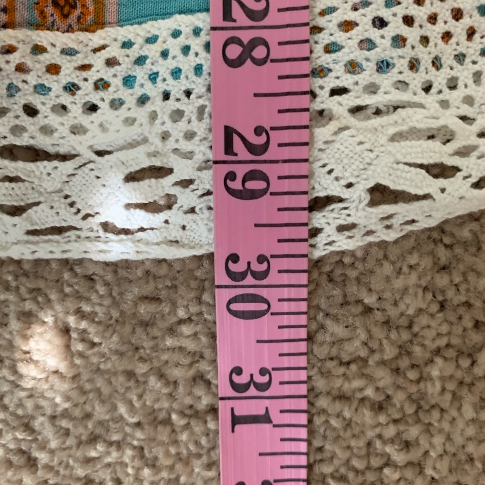 ENTRO dress size medium with crochet EUC - Picture 8 of 9